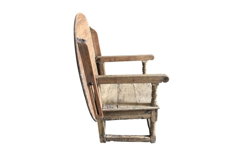 18th Century Italian Wine Tasting Table Chair