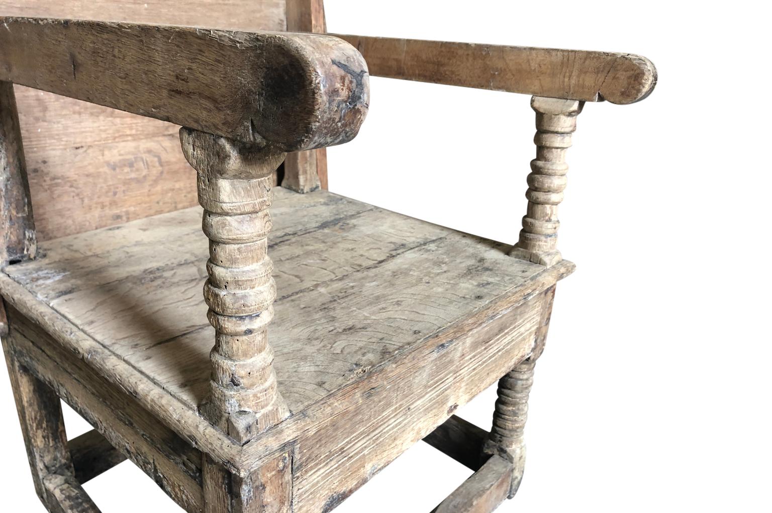 18th Century Italian Wine Tasting Table, Chair 2