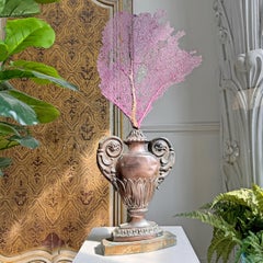 18th Century Italian Wood and Copper Altar Vase