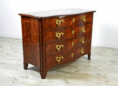 18th Century, Italian Wood and Gilt Bronzes Chest of Drawers