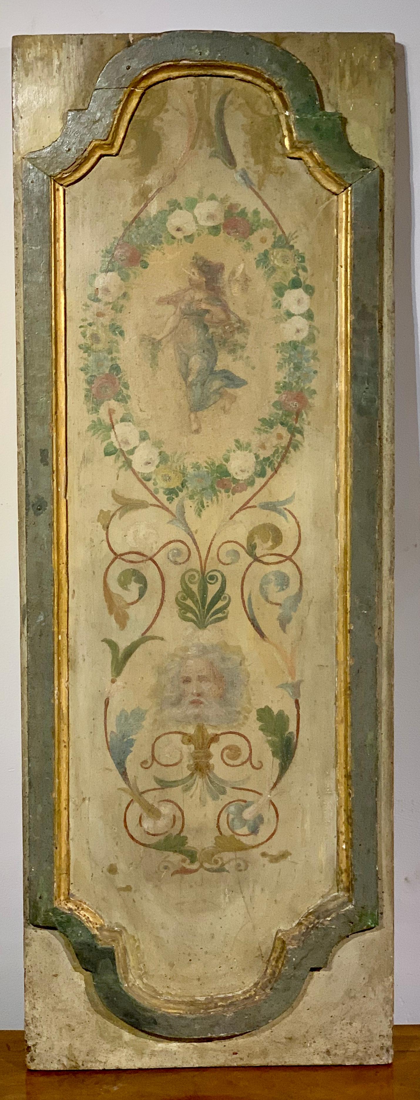 18th Century Italian Wood Painted Panel For Sale 5
