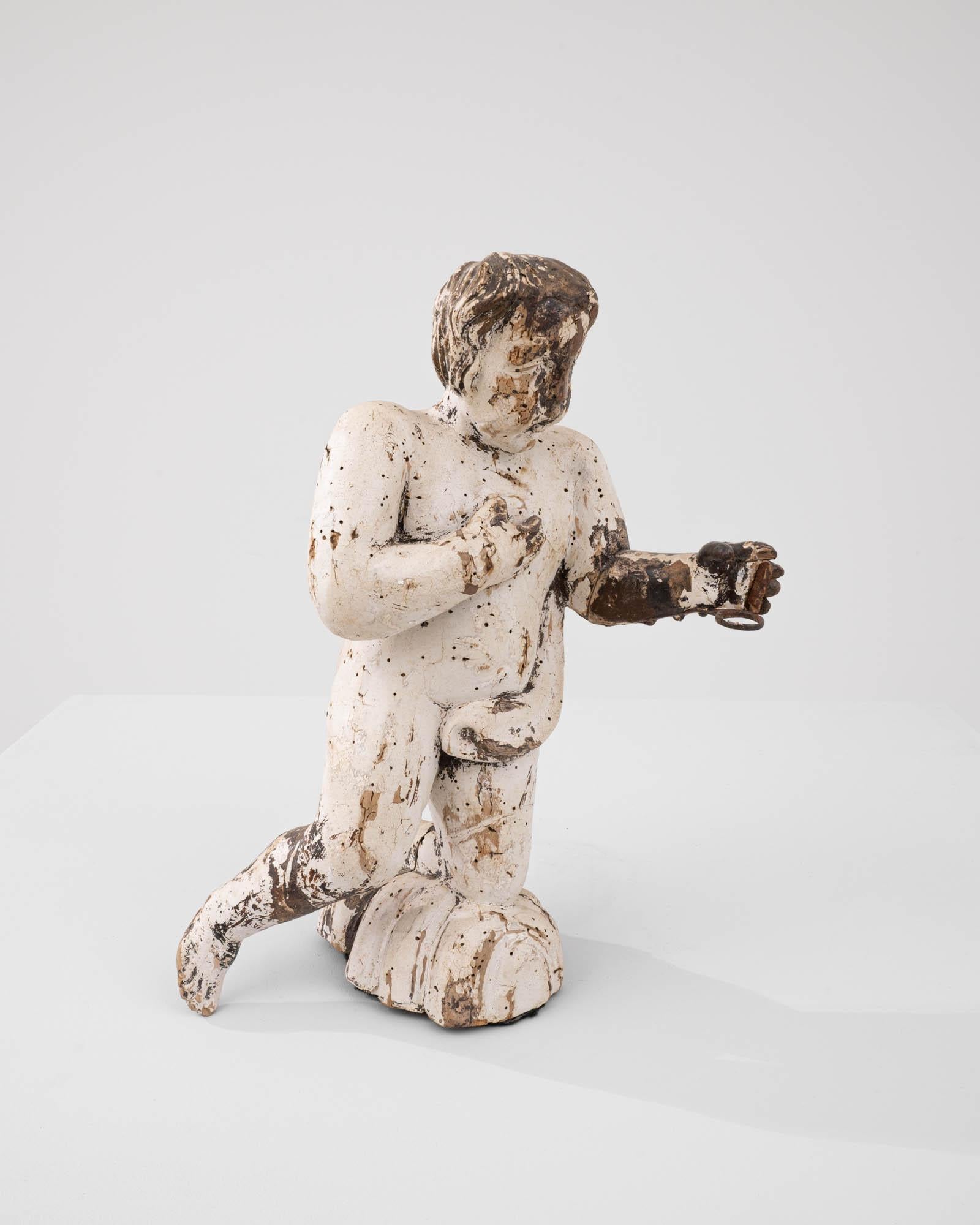 Sculpture en bois italienne du 18e siècle Bon état - En vente à High Point, NC