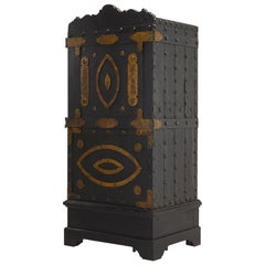 18th Century Italian Wrought Iron Studded Safe