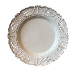 18th Century James & Charles Whitehead Creamware Plate