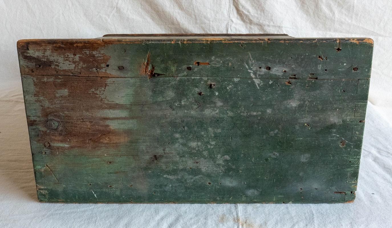 American 18th Century James Walter Folger Slant Top Desk Box from Nantucket