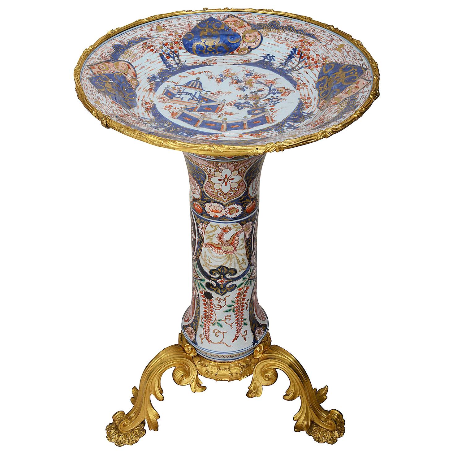 18th Century Japanese Arita Imari Mounted Table For Sale