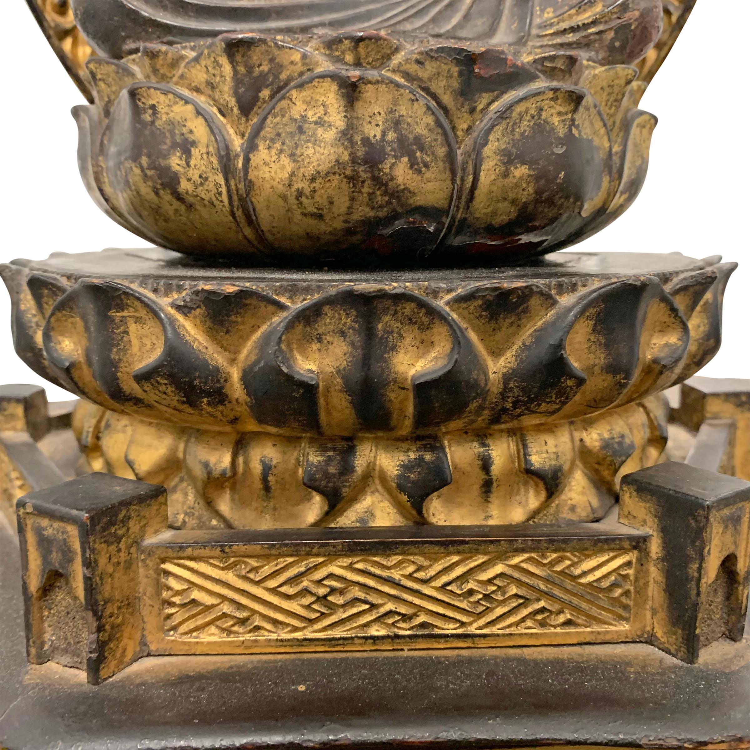 Shrine Bodhisattva japonais de la période Edo en vente 3