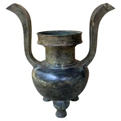 Vaso da tempio in bronzo giapponese del XVIII secolo