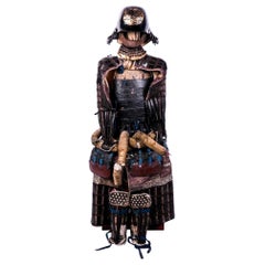 18th Century, Japanese Edo Period Lacquer & Chain Mail Suit of Samurai Armor