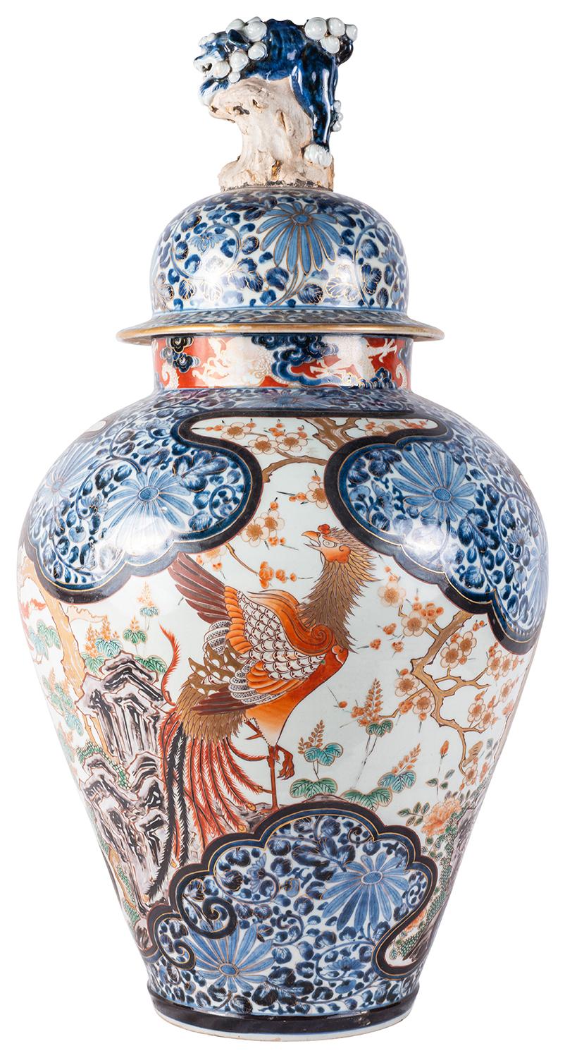 18th Century Japanese Imari Lidded Vase 2