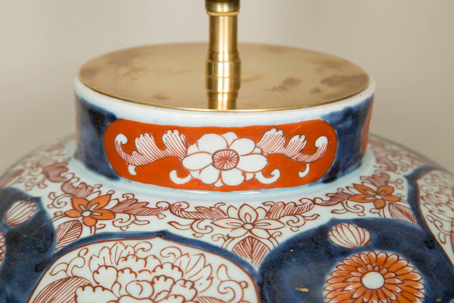 18th Century Japanese Imari Vase as a Table Lamp 1