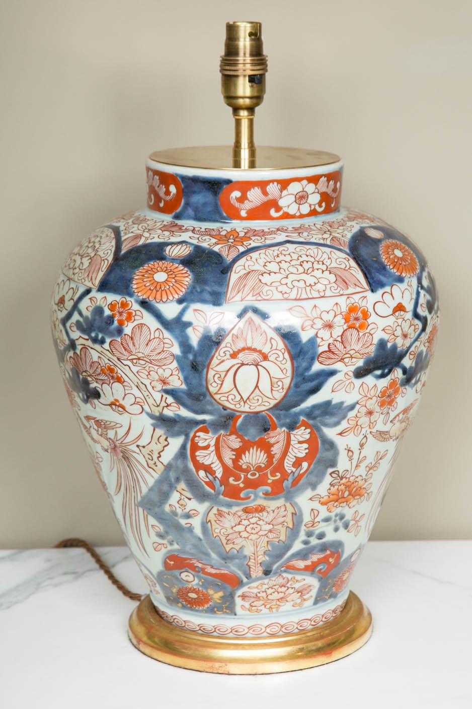 18th Century Japanese Imari Vase as a Table Lamp 2