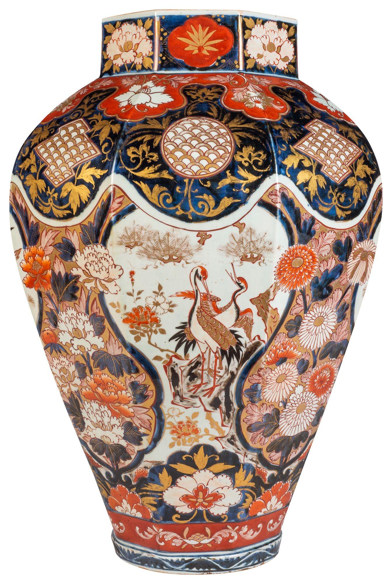 Japanische Imari-Vase / Lampe aus dem 18. Jahrhundert. im Angebot 1