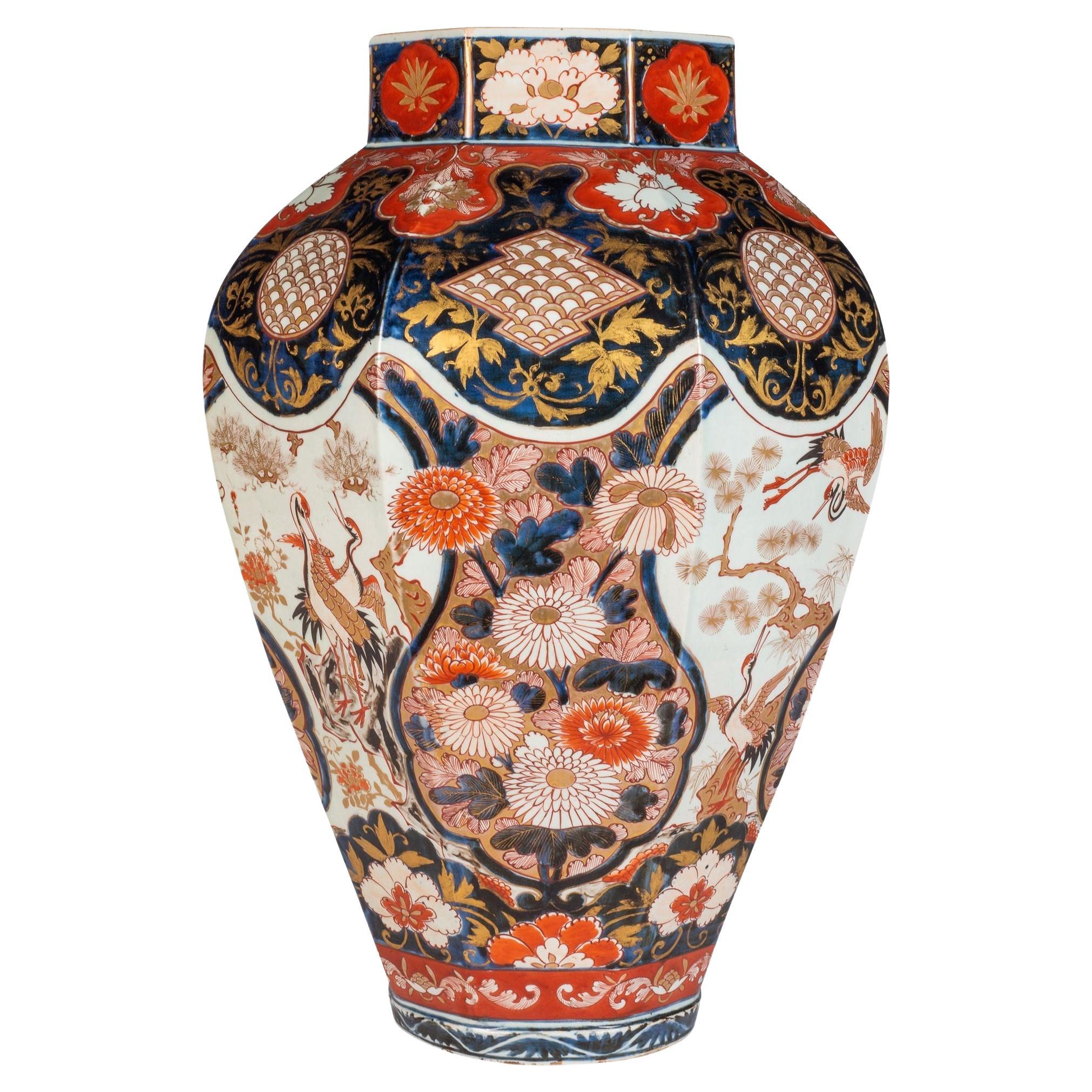 18th Century Japanese Imari vase / lamp.