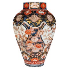 Vase/lampe Imari japonaise du 18e siècle.