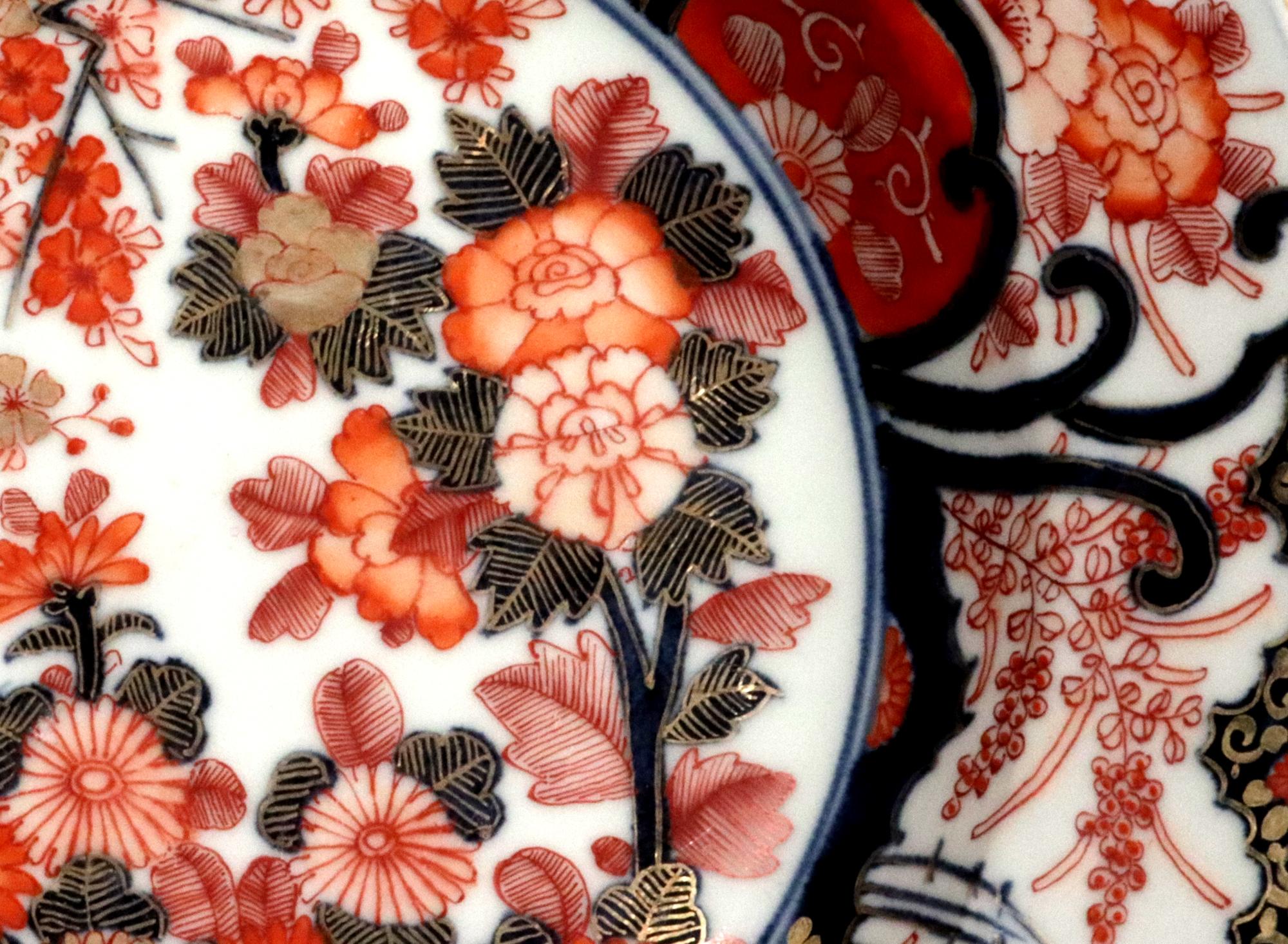 Cuenco de Barbero Imari de Porcelana Japonesa del Siglo XVIII en venta 2