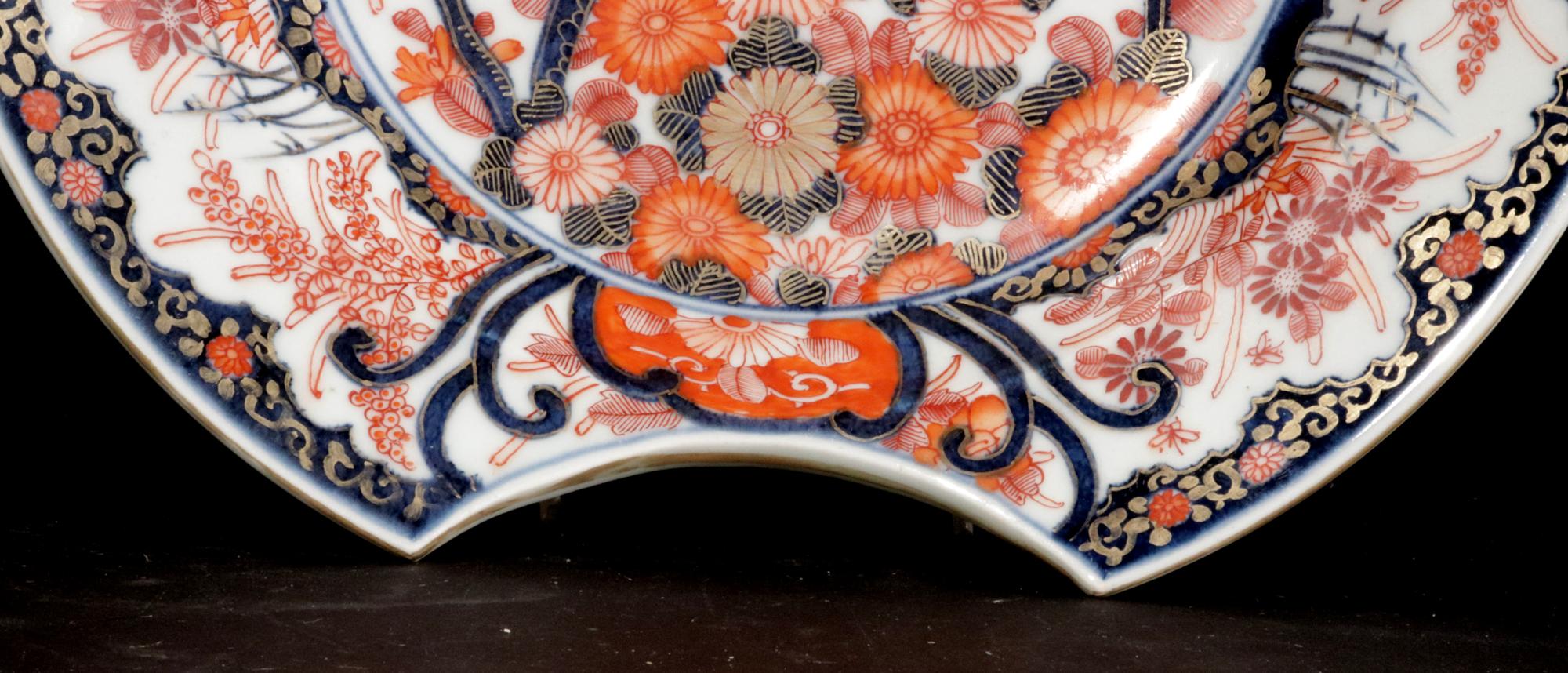 Cuenco de Barbero Imari de Porcelana Japonesa del Siglo XVIII en venta 3