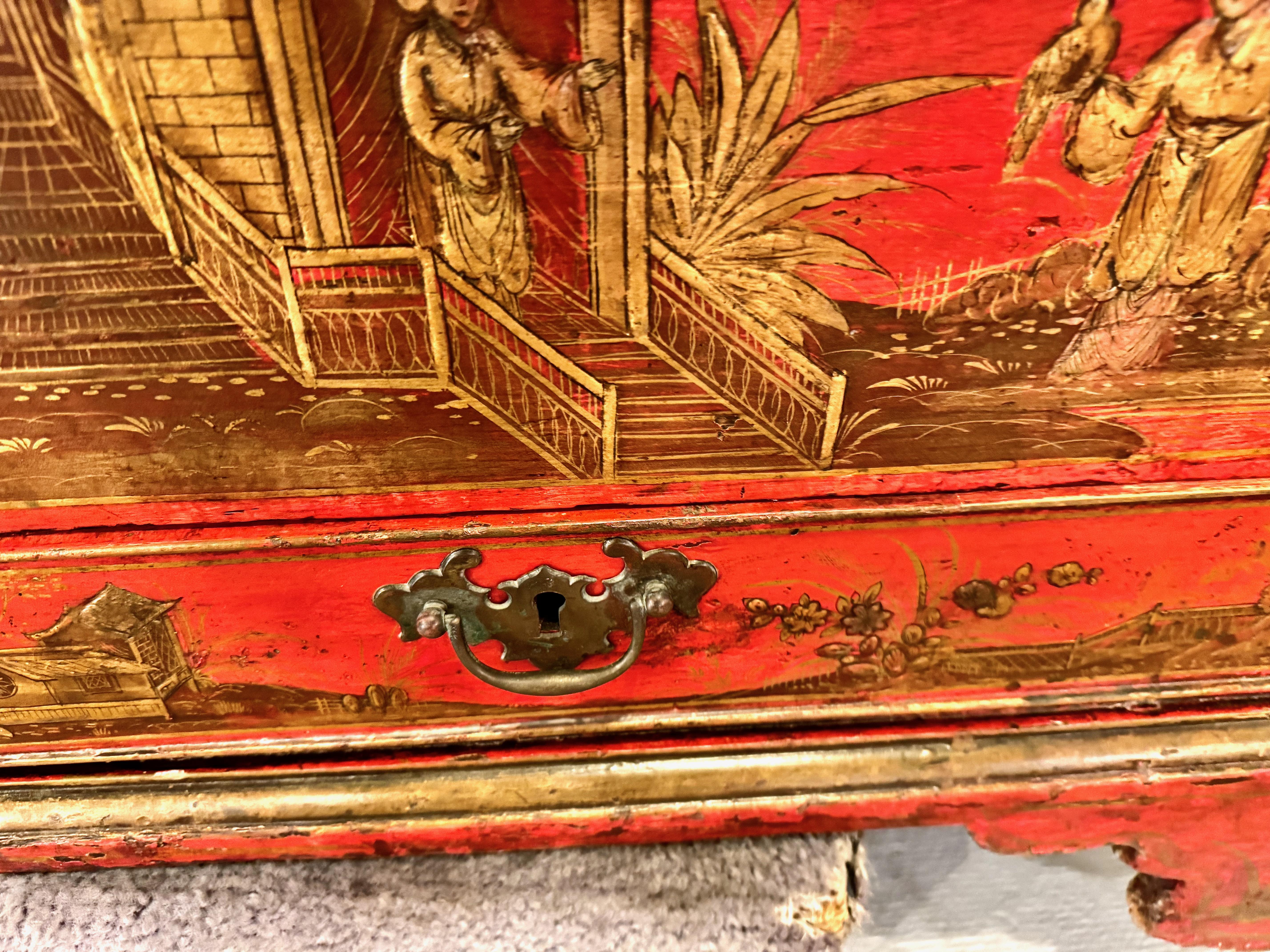 Chinoiserie/Japanischer Koffer oder Kommode, 18. Jahrhundert im Angebot 3
