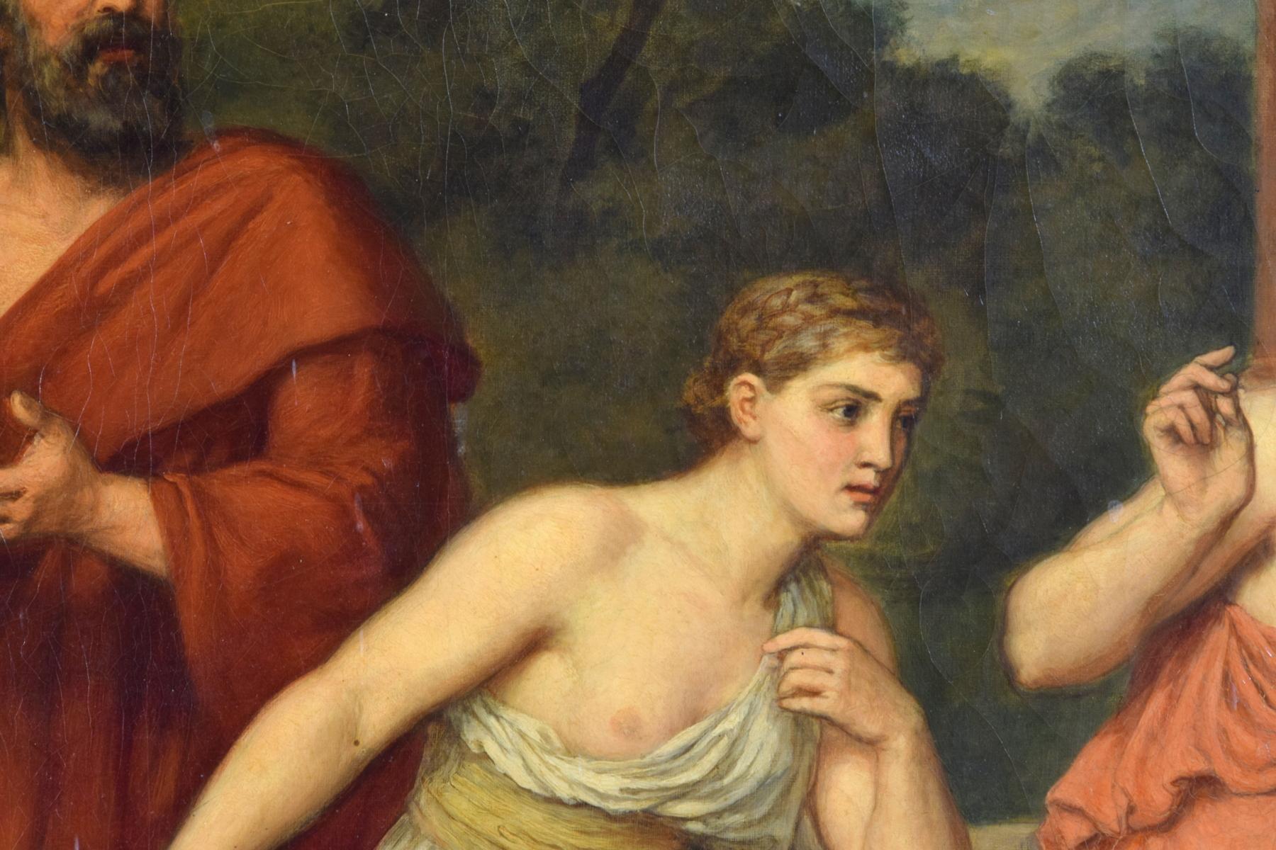 Siglo XIX, Escena de danza en la antigua Grecia firmada Johan Raphael Smith 7