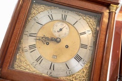 18th Century John Snelling 8 Day Square Brass Dial Longcase Clock