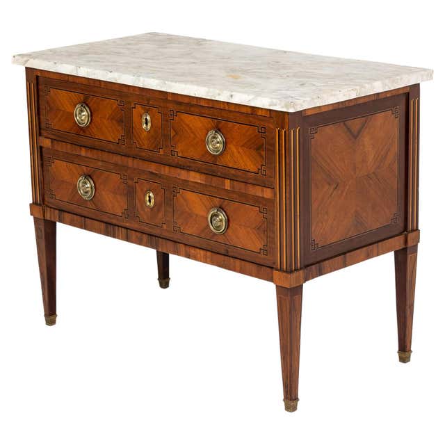 Louis XIV, 17th Century Kingwood Commode with Marble Top For Sale at ...