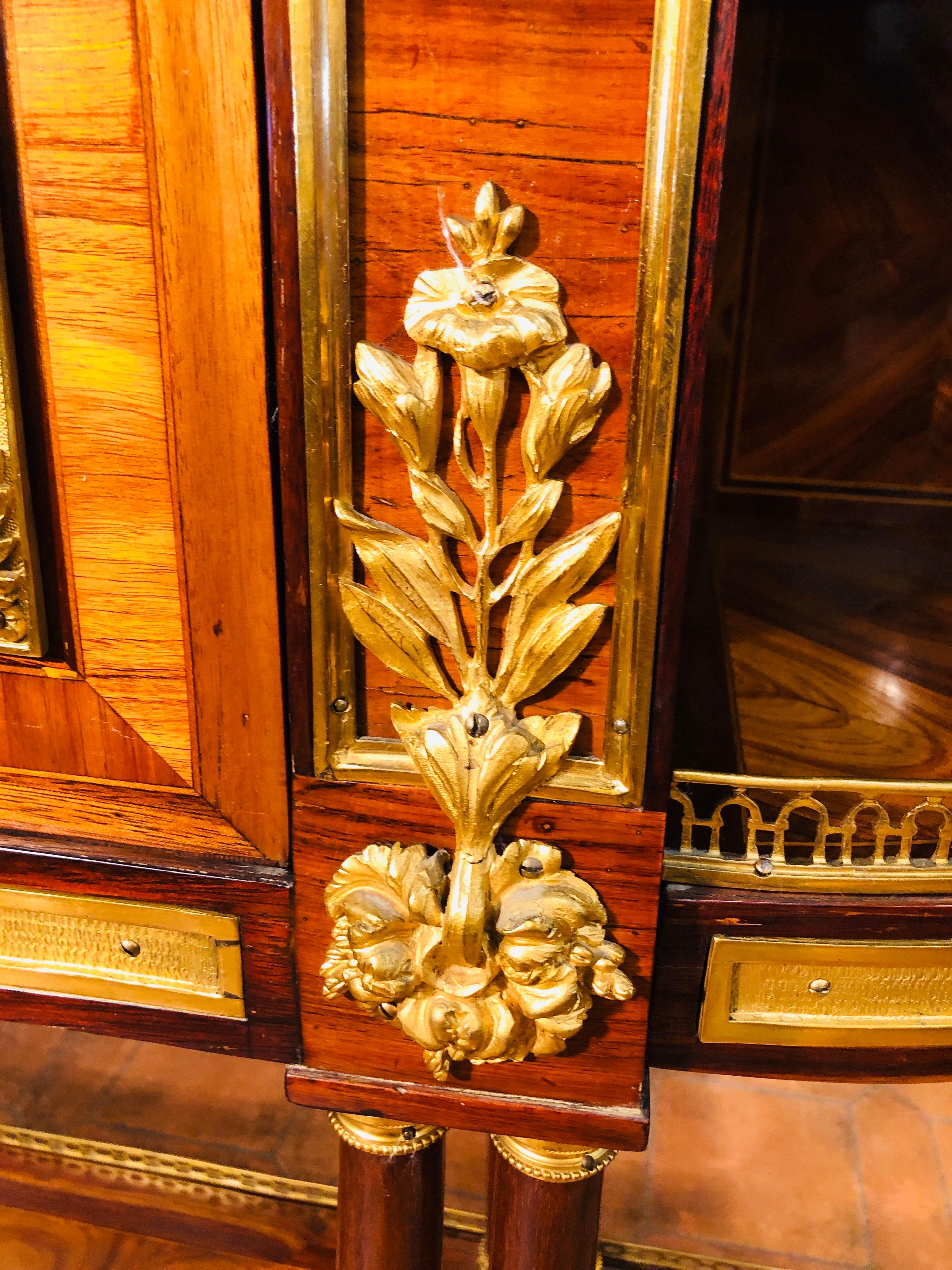 18th Century Louis XVI Bois de Rose Secretaire Roger Vandercruse Lacroix, 1780s 3