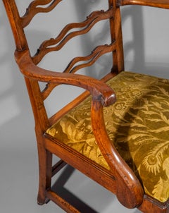 18th Century Ladder-Back Armchair, circa 1760
