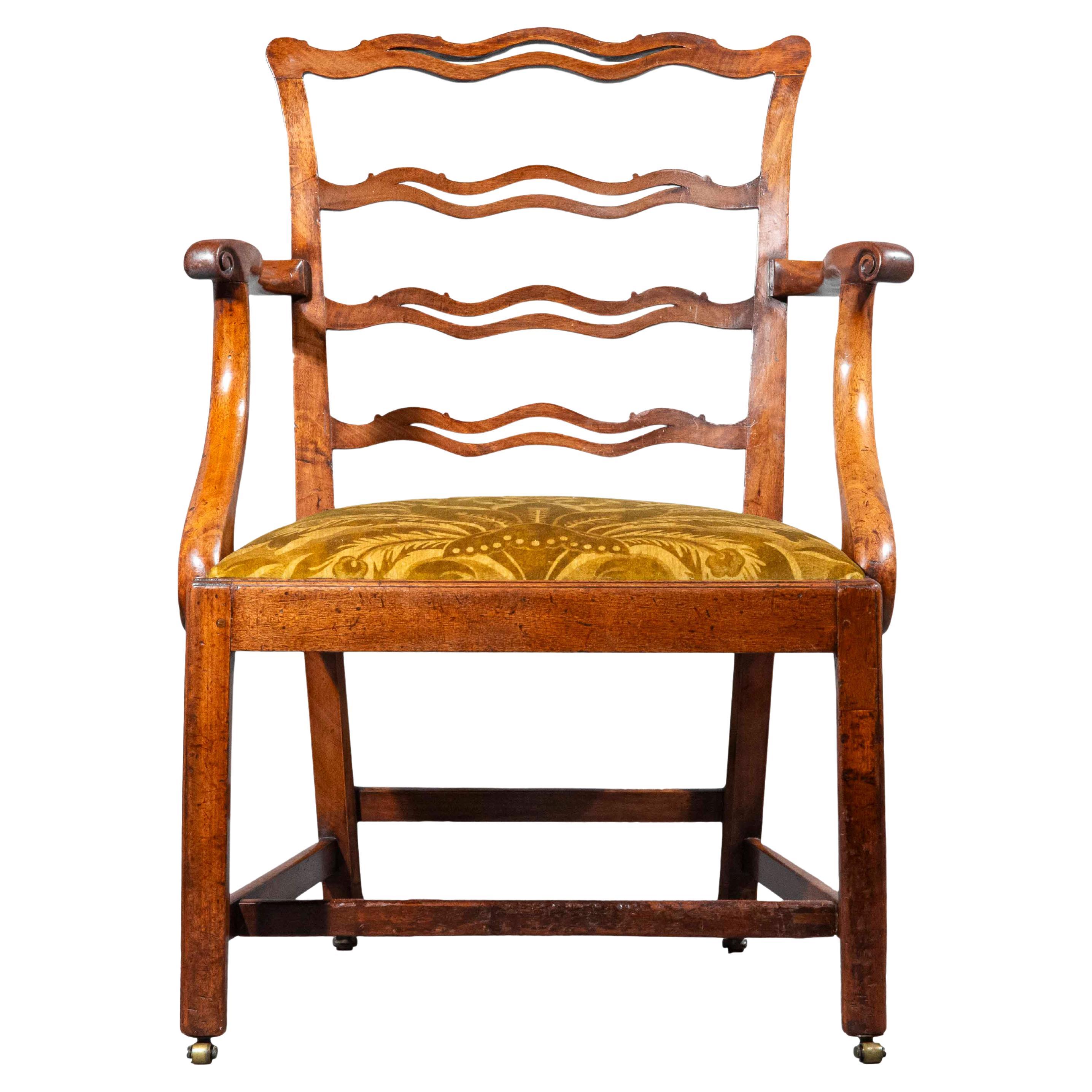 18th Century Ladder-Back Armchair, circa 1760
