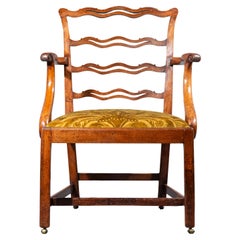 Sessel mit Leiterlehne, 18. Jahrhundert, um 1760