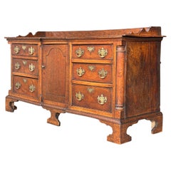 Used 18th Century Lancashire Oak Dresser Base