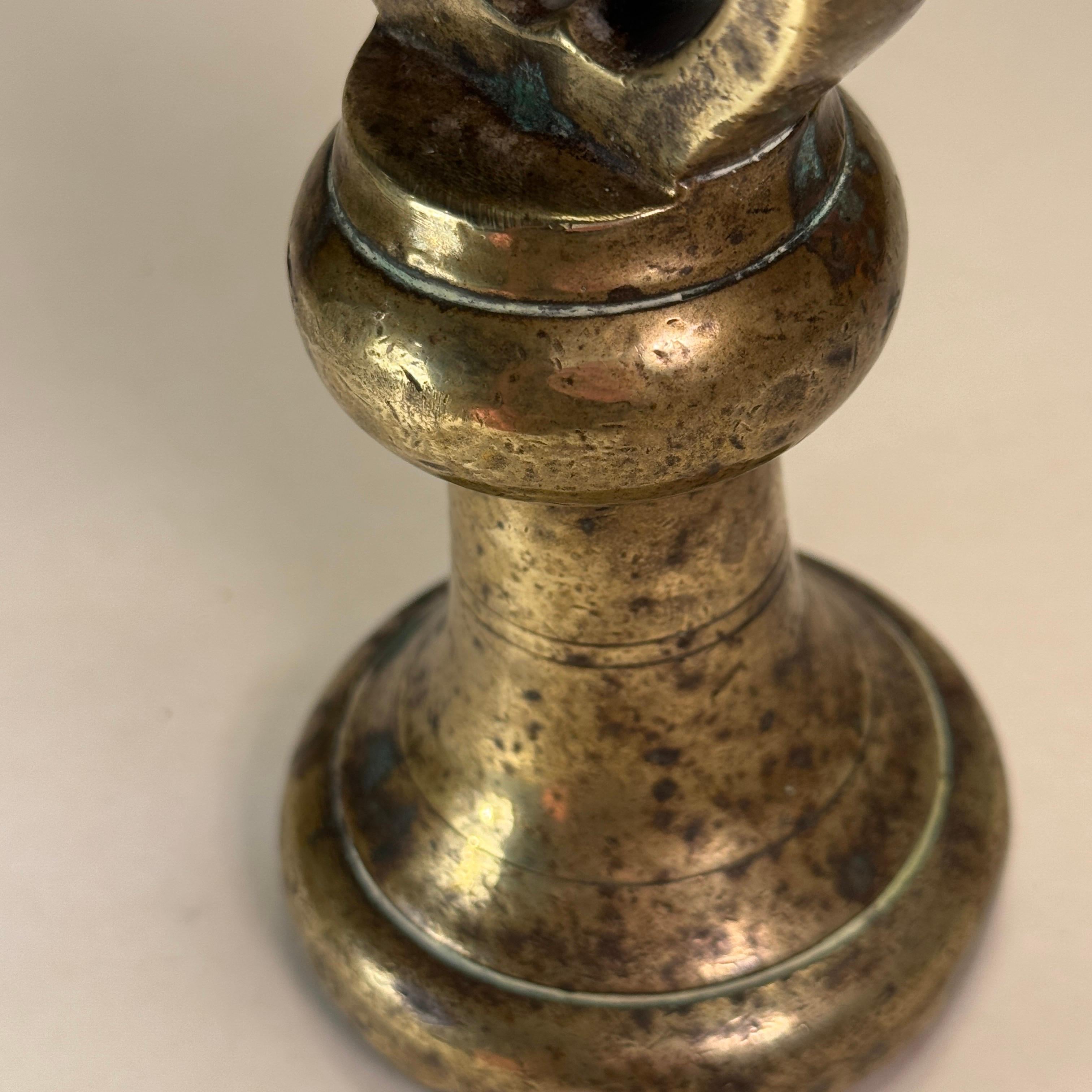 18th Century Large Antique Bronze Bell 1 lbs Letter Weight For Sale 8