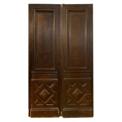 18th Century Large Antique French Oak Doors