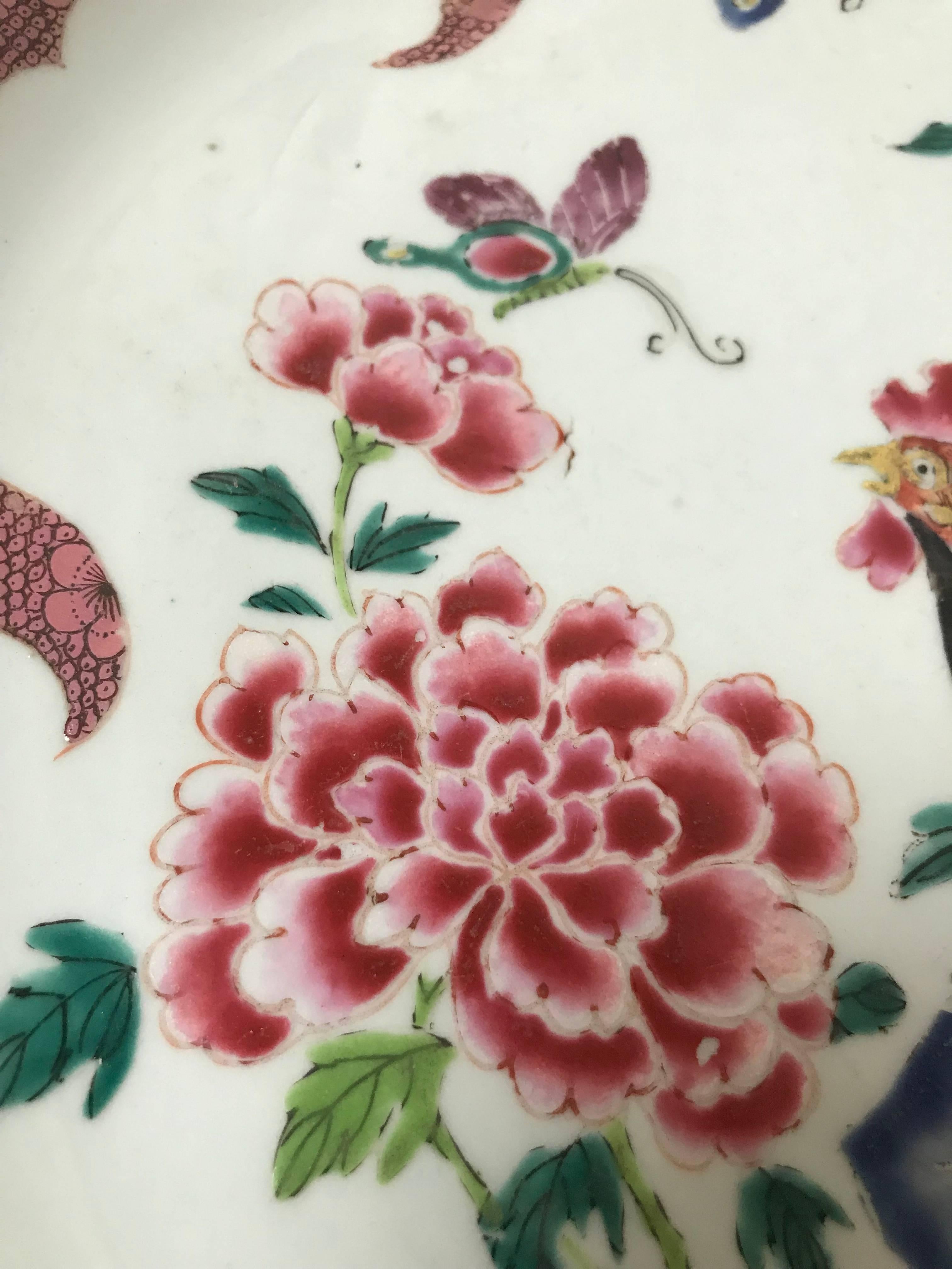 18th Century Large Chinese Export Charger In Good Condition For Sale In Dallas, TX
