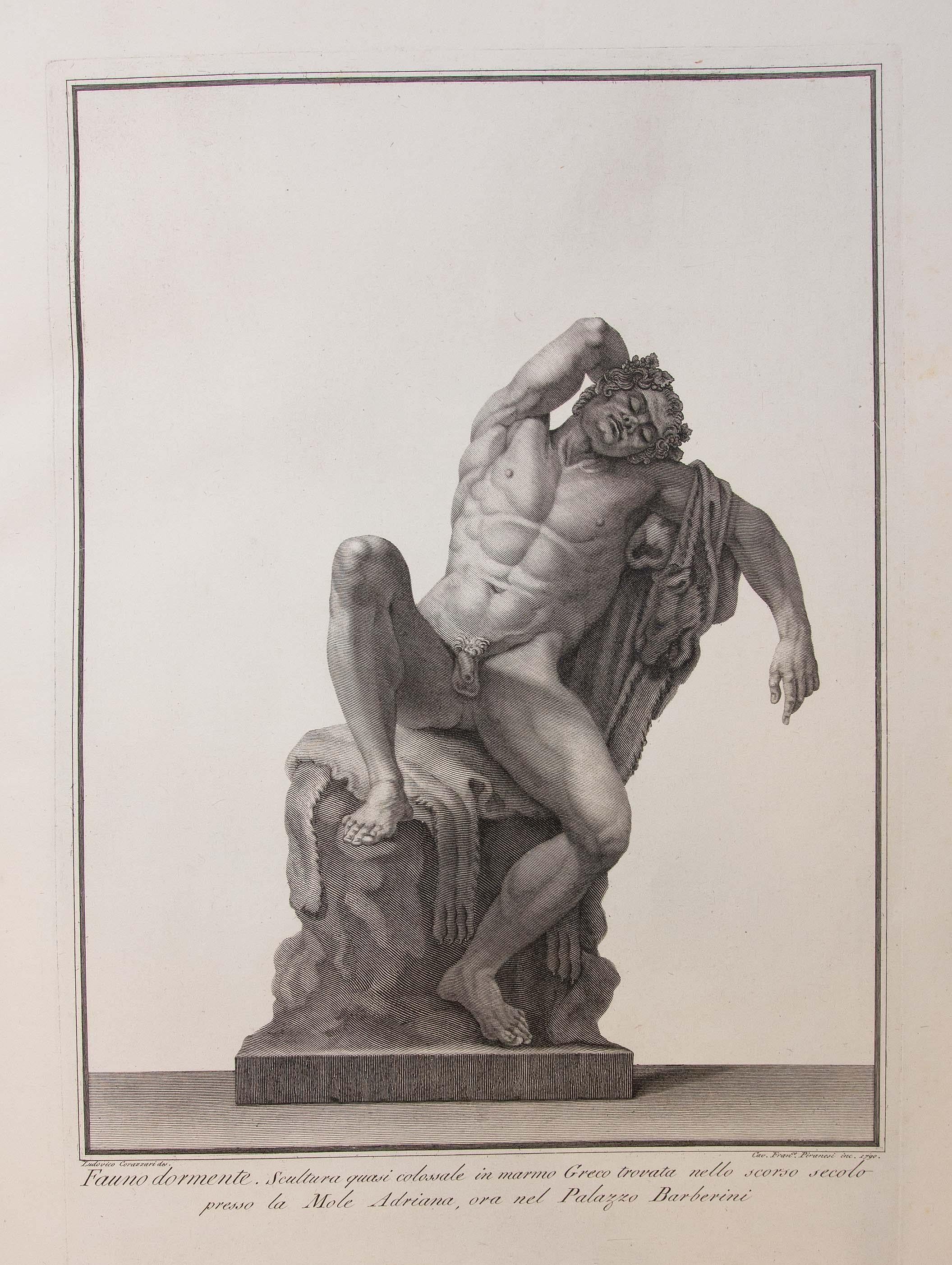 18th Century Large Folio 39 Engravings by Francesco Piranesi of Roman Sculpture 7