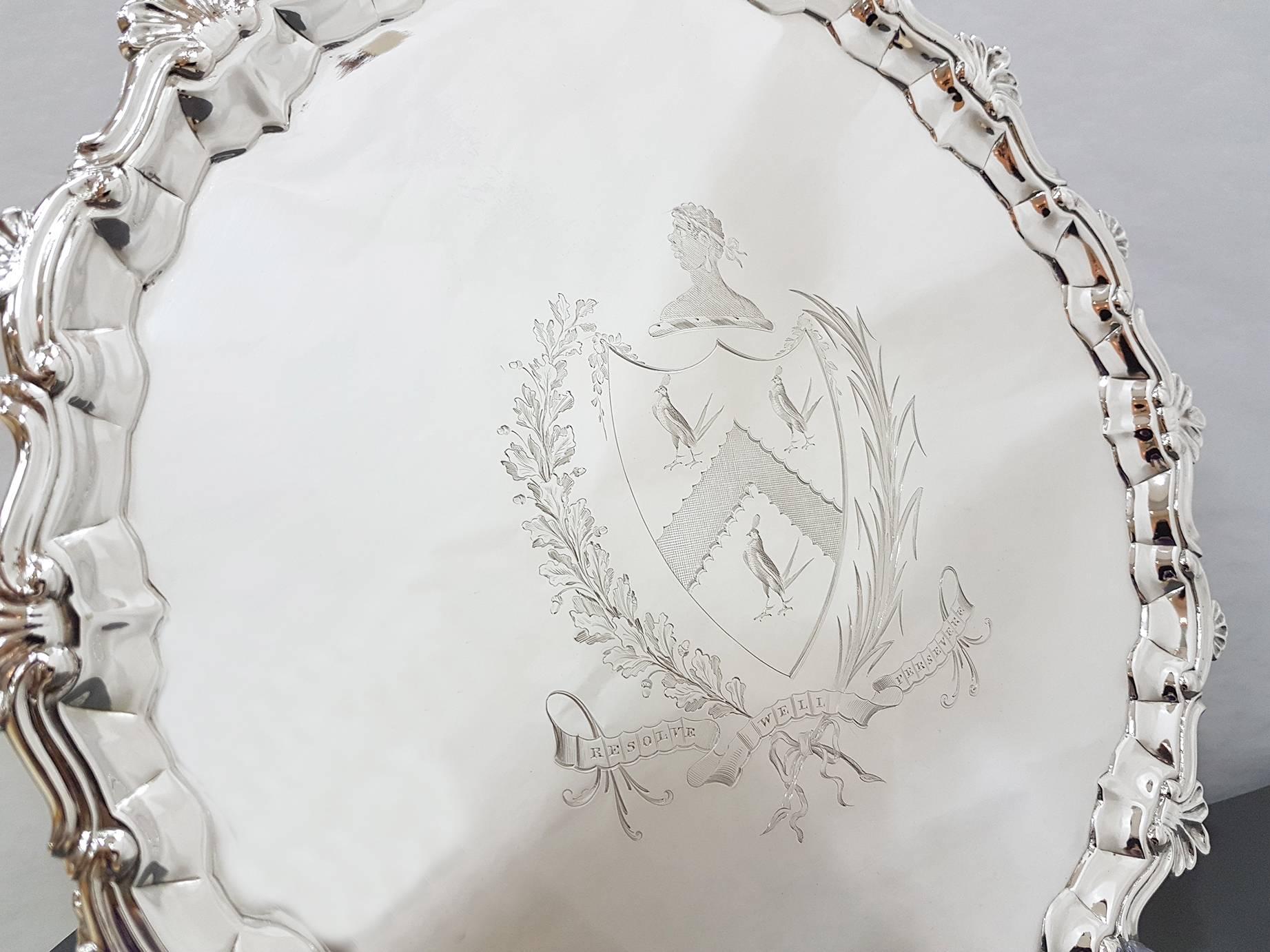 engraved salvers