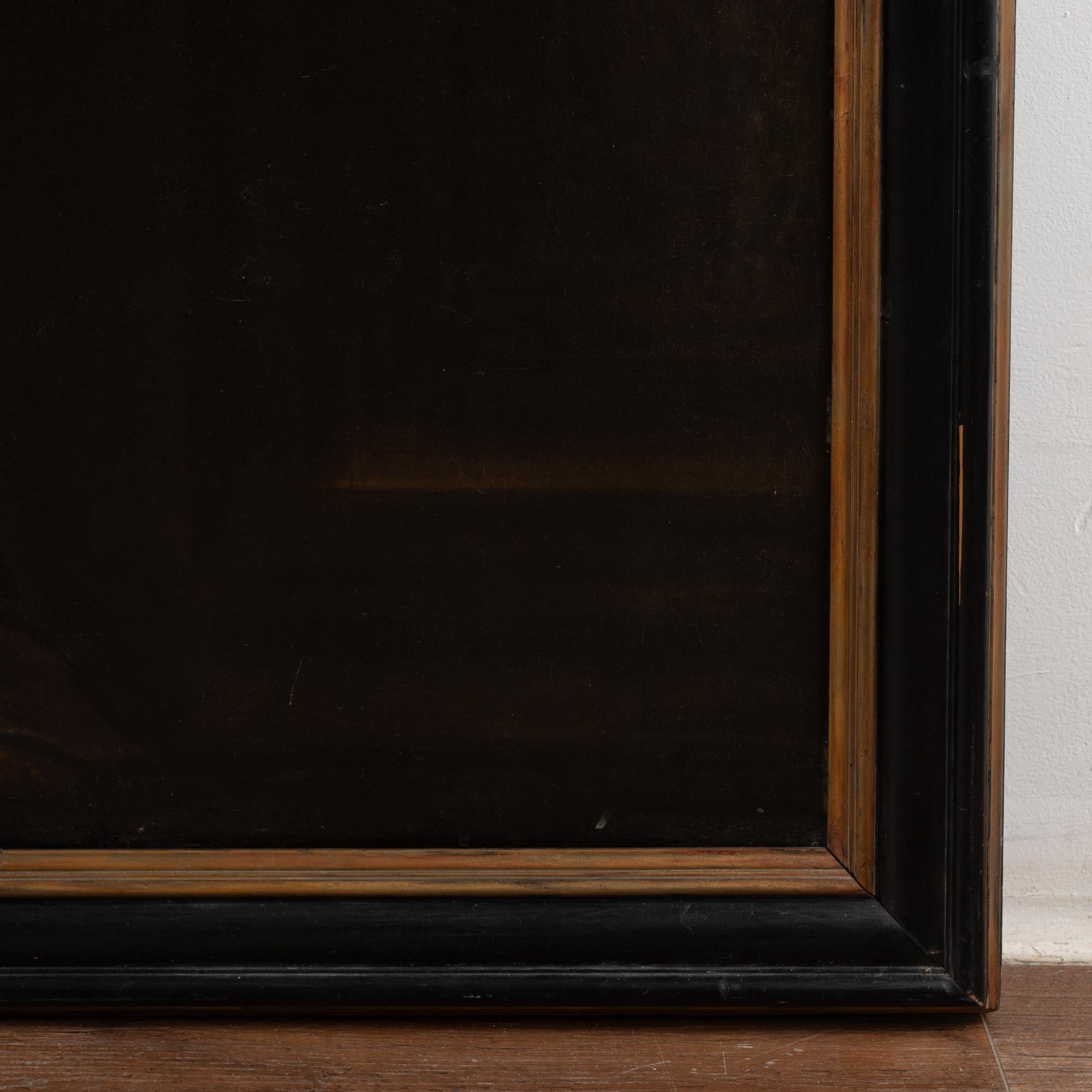 Grande olio su tela del XVIII secolo raffigurante la figlia del re, 