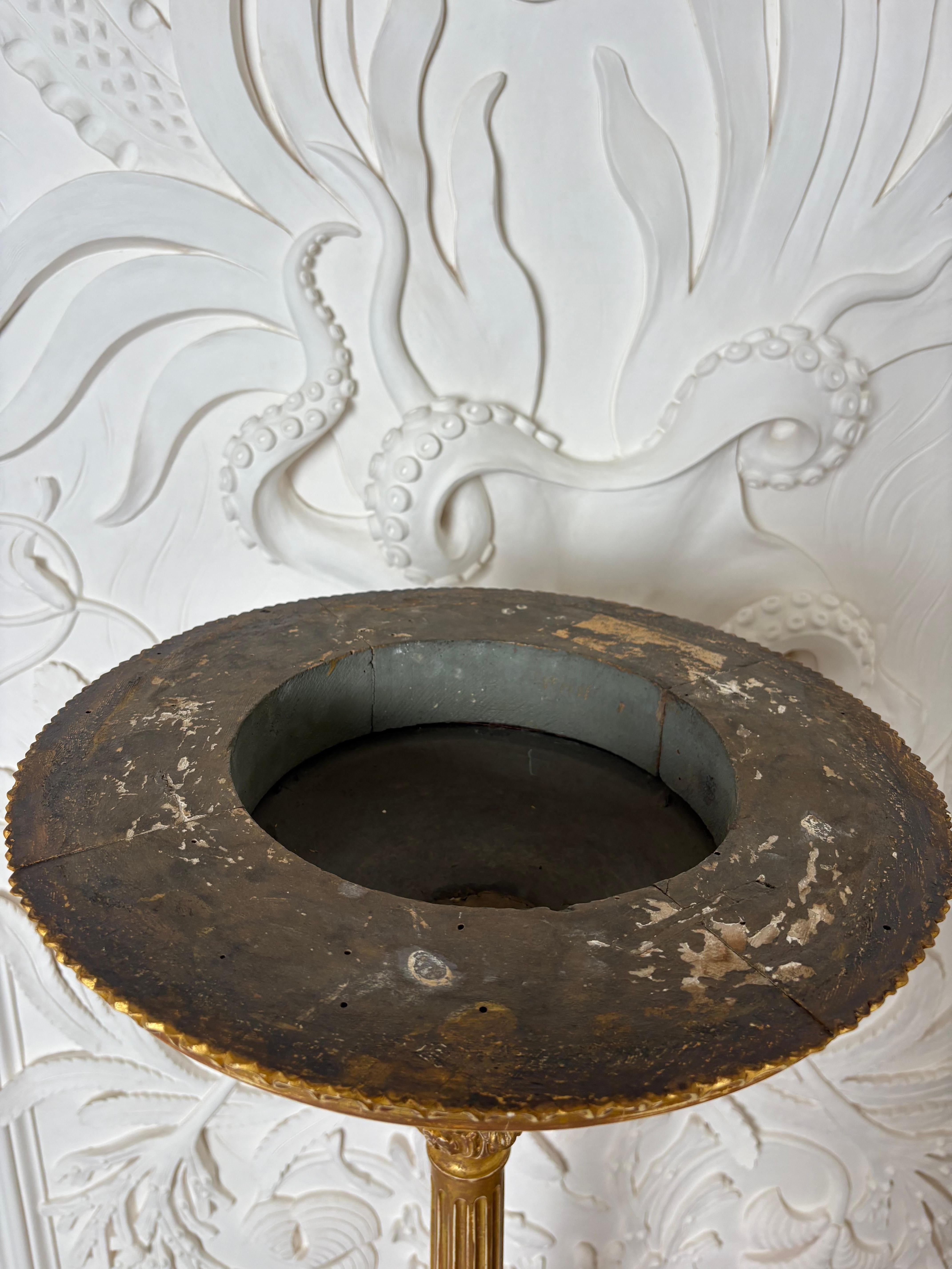 18th Century Large Russian Water gilded Torcheres For Sale 6