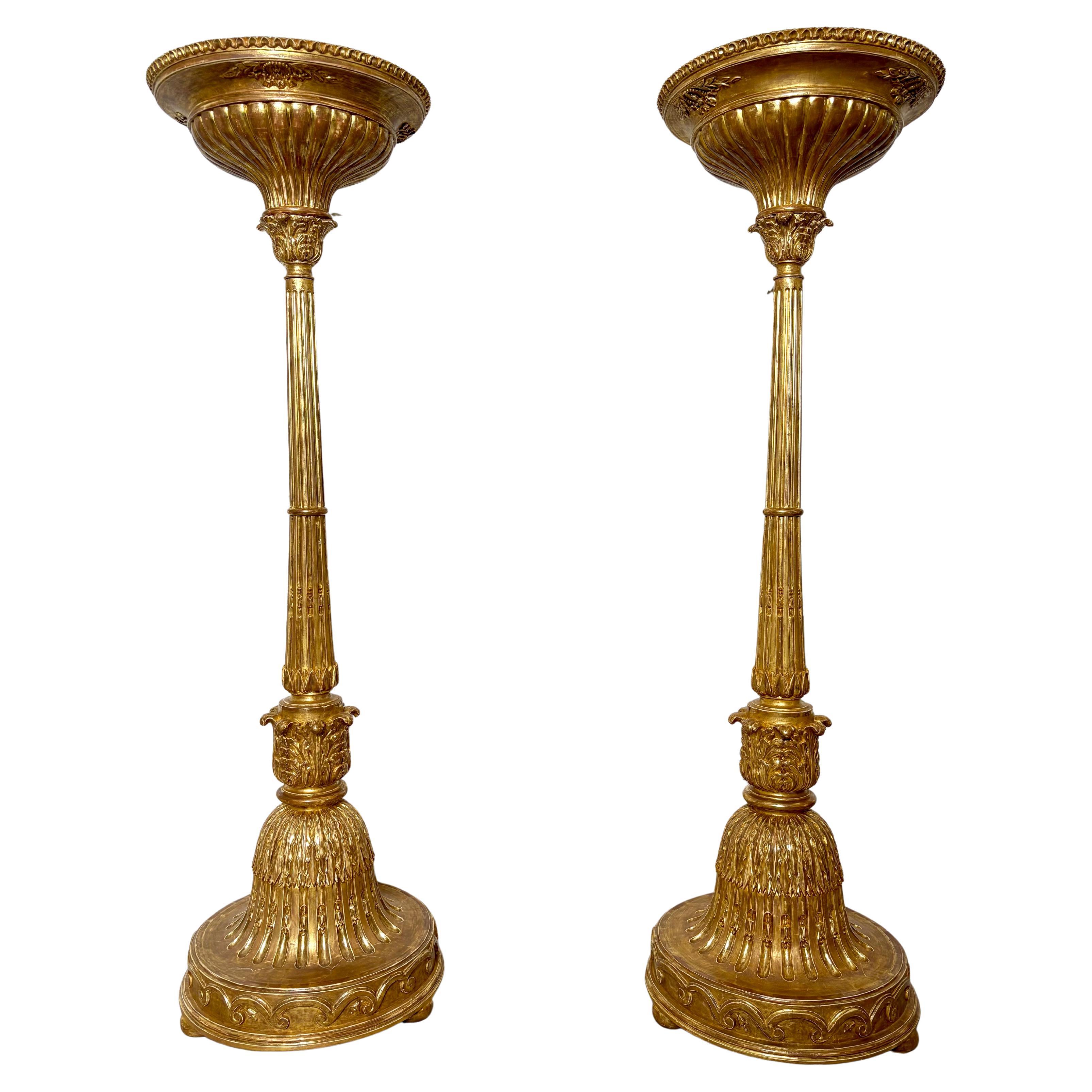 Gilt Candle Holders
