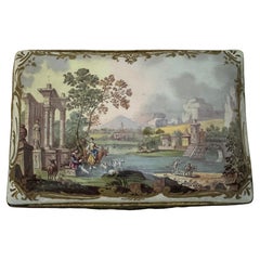 18th Century Large South Staffordshire Table Snuff Box 18th Century Large South Staffordshire Table Snuff Box