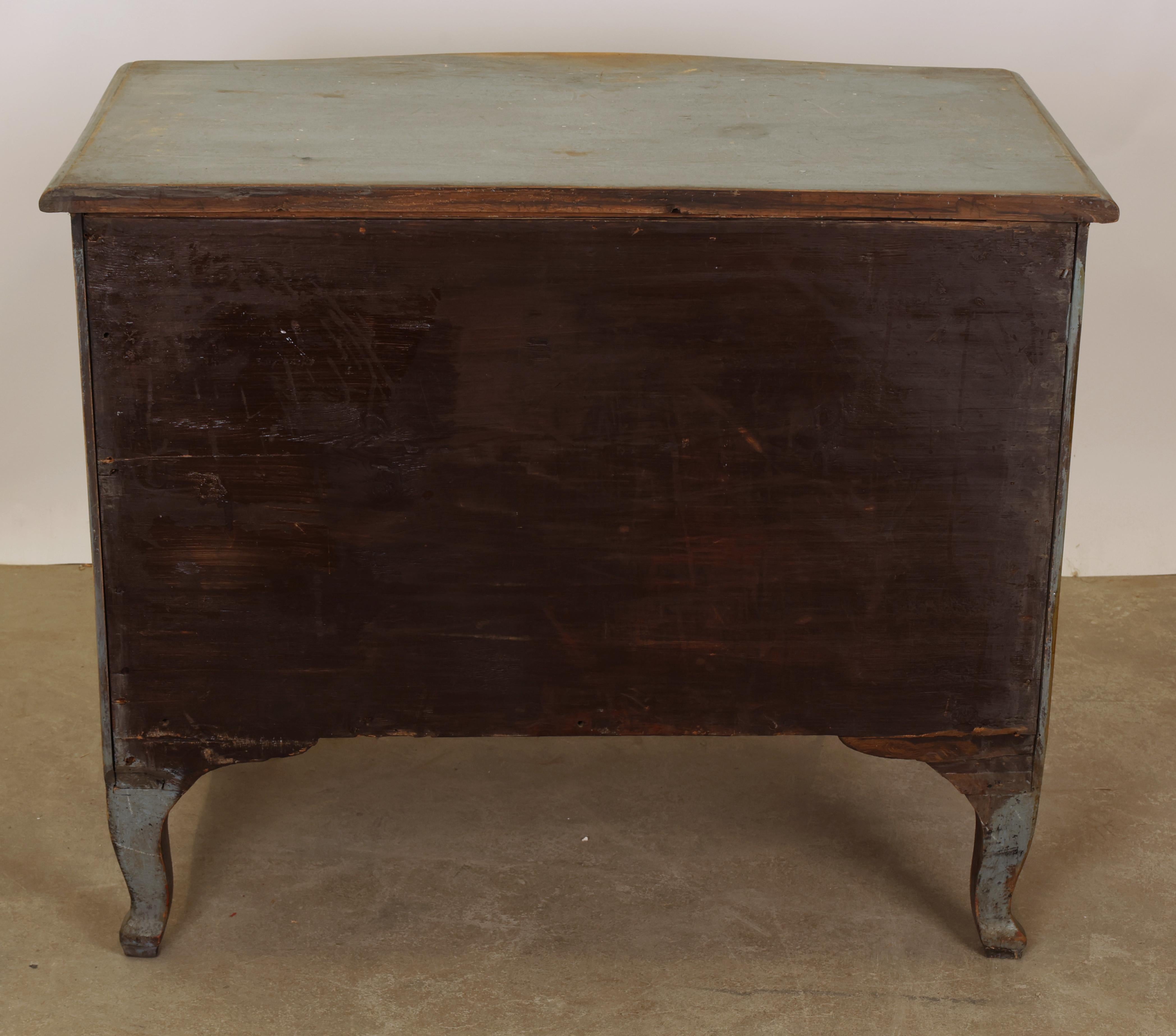 18th Century and Earlier 18th Century Late Baroque Chest of Drawers For Sale