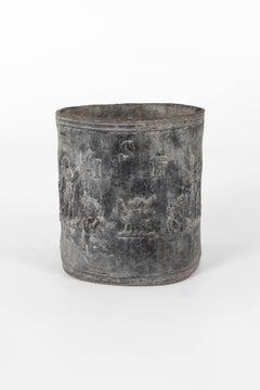 Fioriera in piombo del XVIII secolo