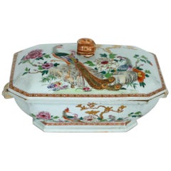 Antique 18th Century Lidded Terrine China Qing Dynasty, 1760-1780