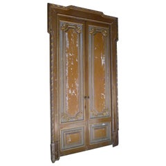 Light Brown Patina Wooden Door from a Palace in Spain