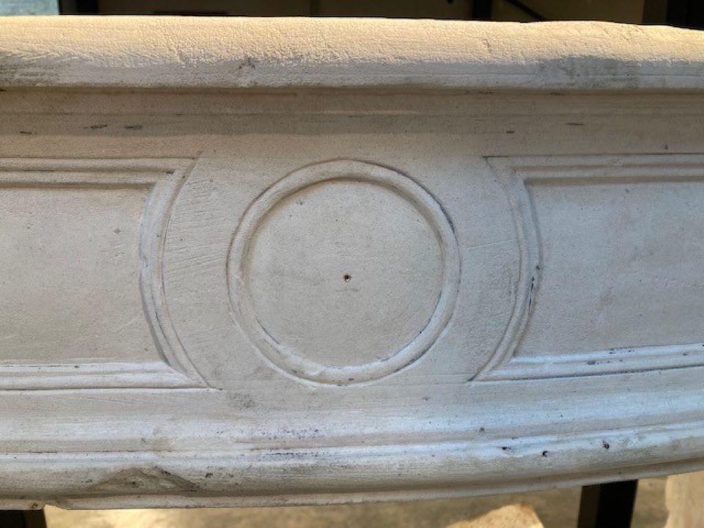 Other 18th Century Limestone Fireplace Mantel For Sale