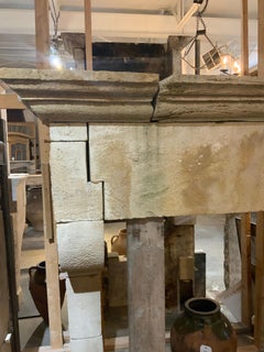 18th Century Limestone Mantel
