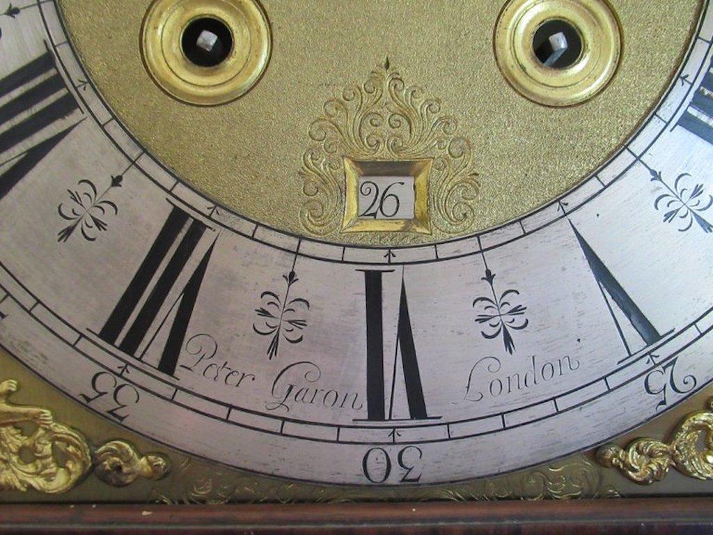 18th Century Long Case Clock by Peter Garon of London For Sale 4