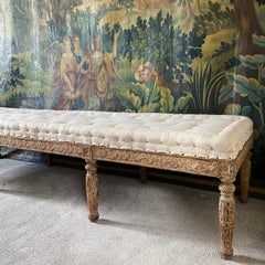 18th Century Long Gustavian Stool /Bench