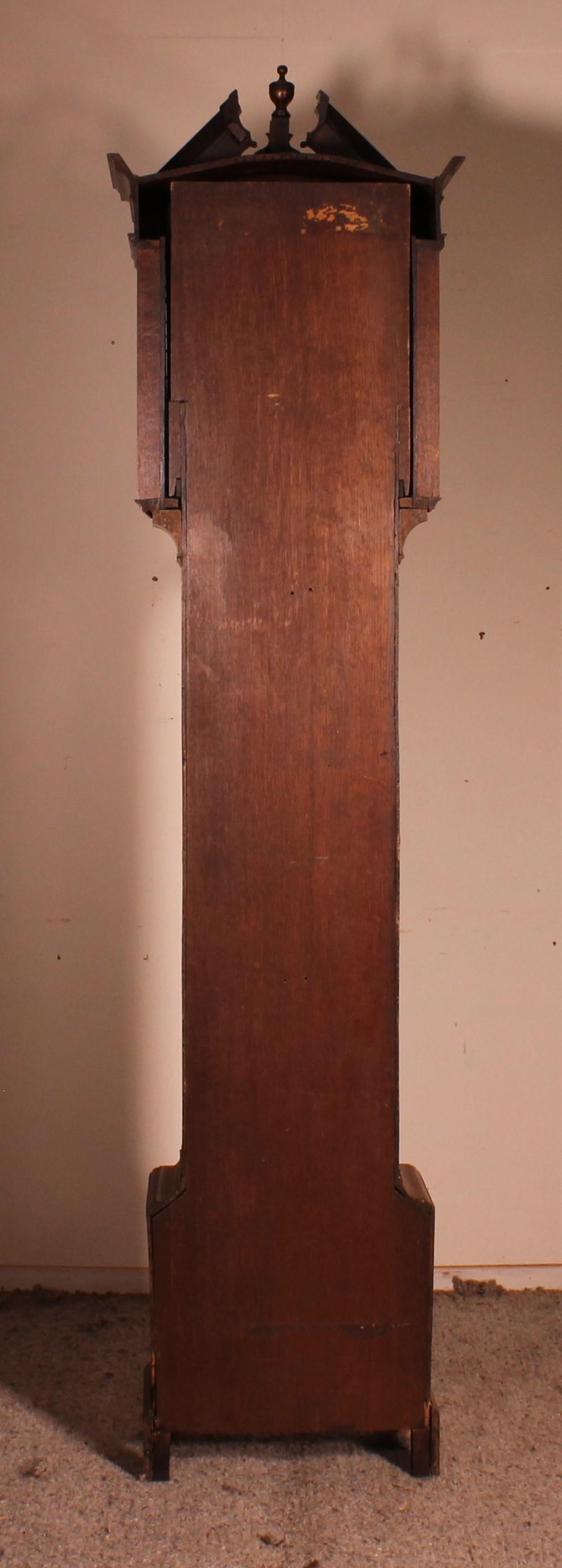 18th Century Longcase Clock by Charles Rowbotham of Leicester For Sale 3