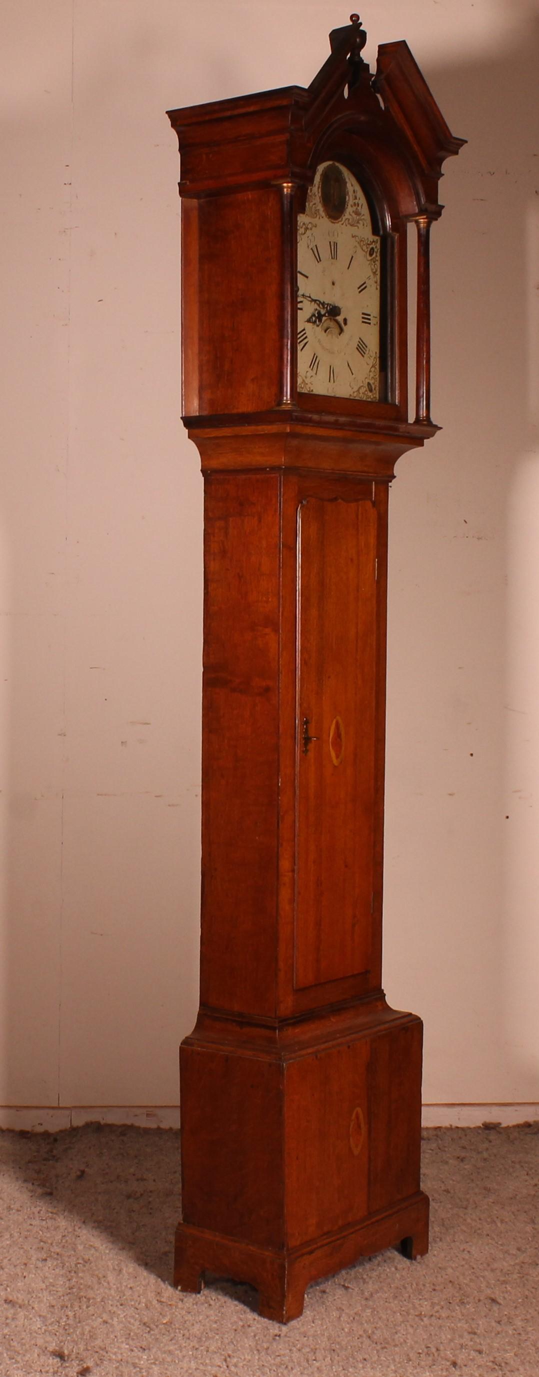 18th Century Longcase Clock by Charles Rowbotham of Leicester For Sale 5