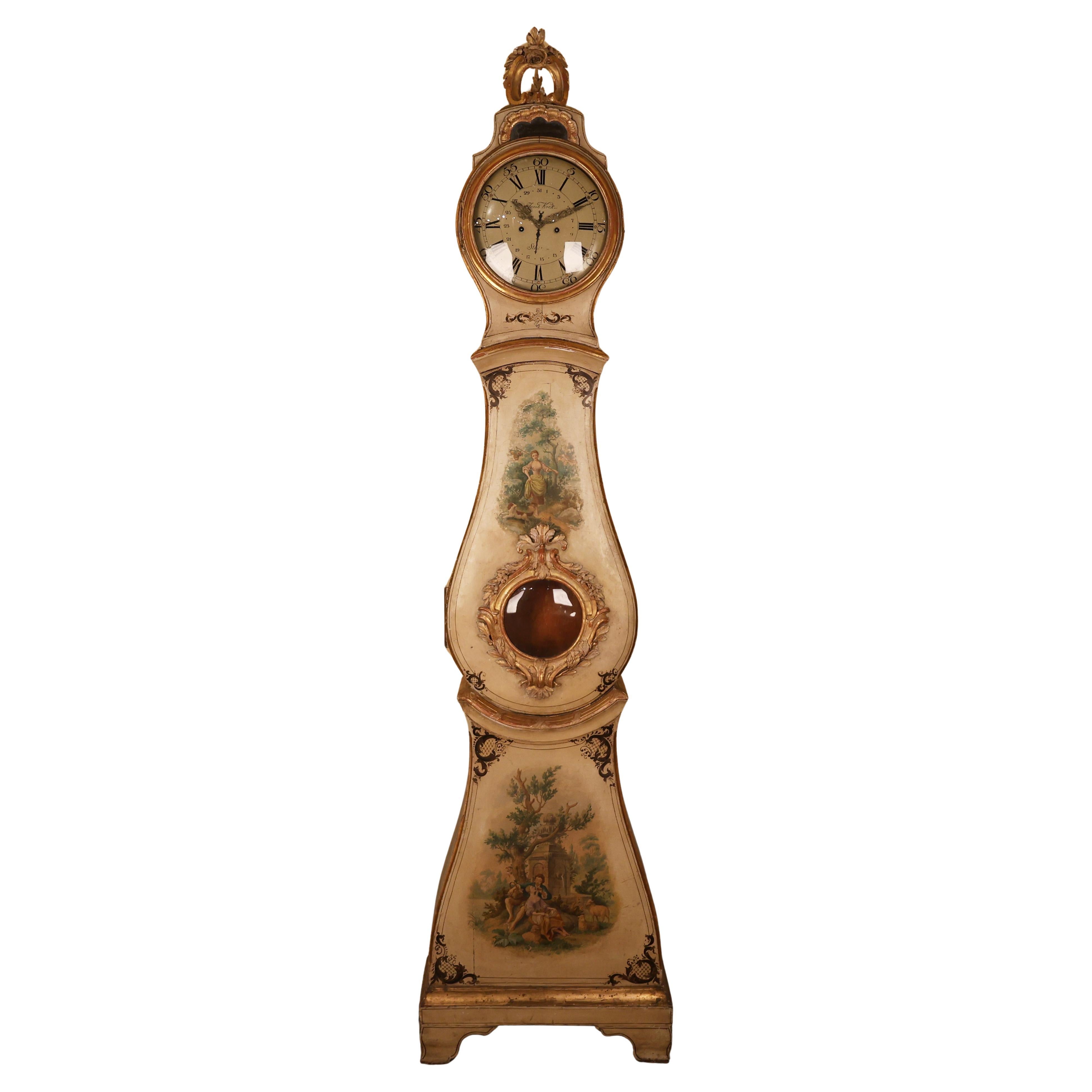Horloge à long boîtier du 18e siècle signée Jacob Kocks